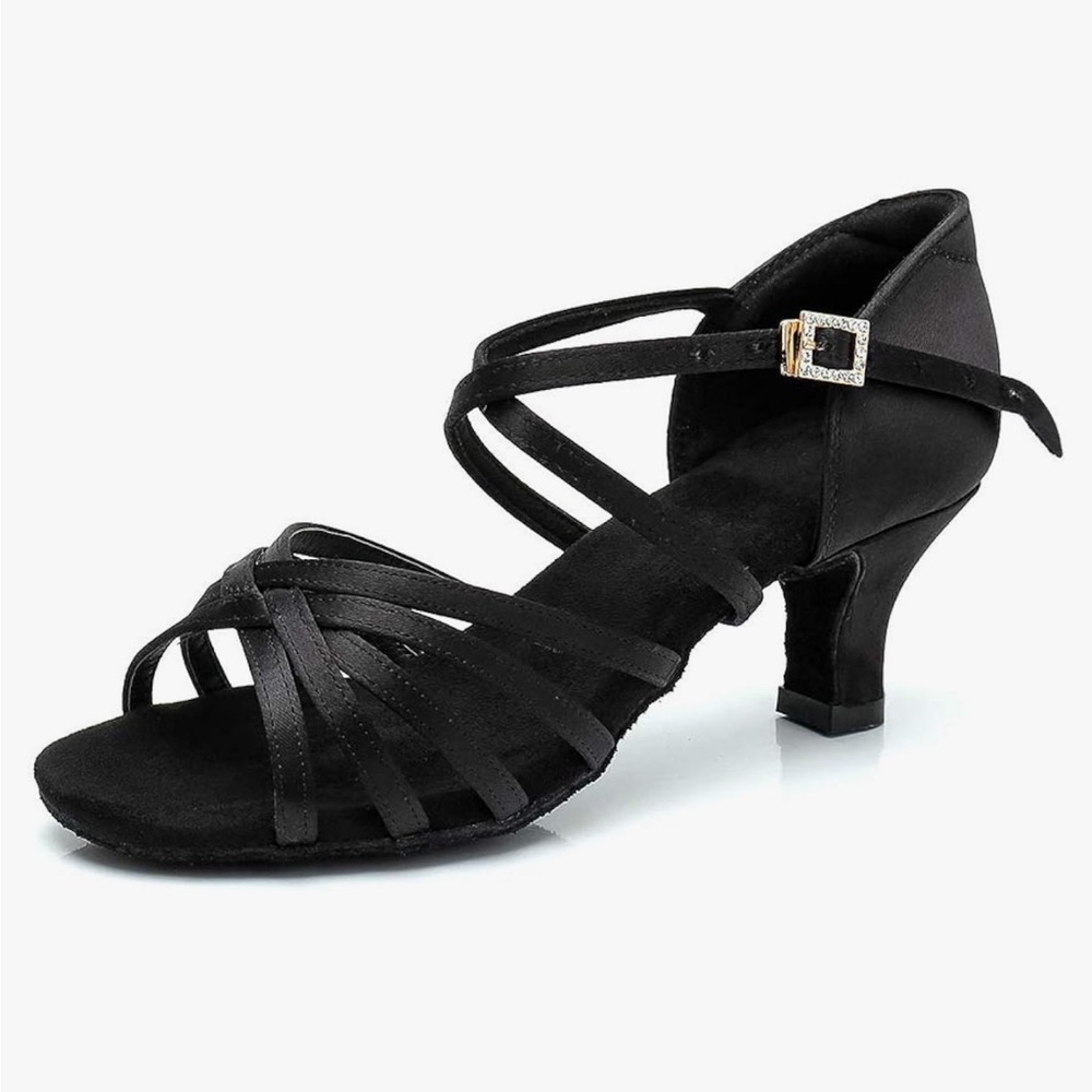 Ballroom Dance Heels brand: Sansha Size 7.5 used in good condition. Color black